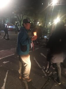 old man seoul demonstration